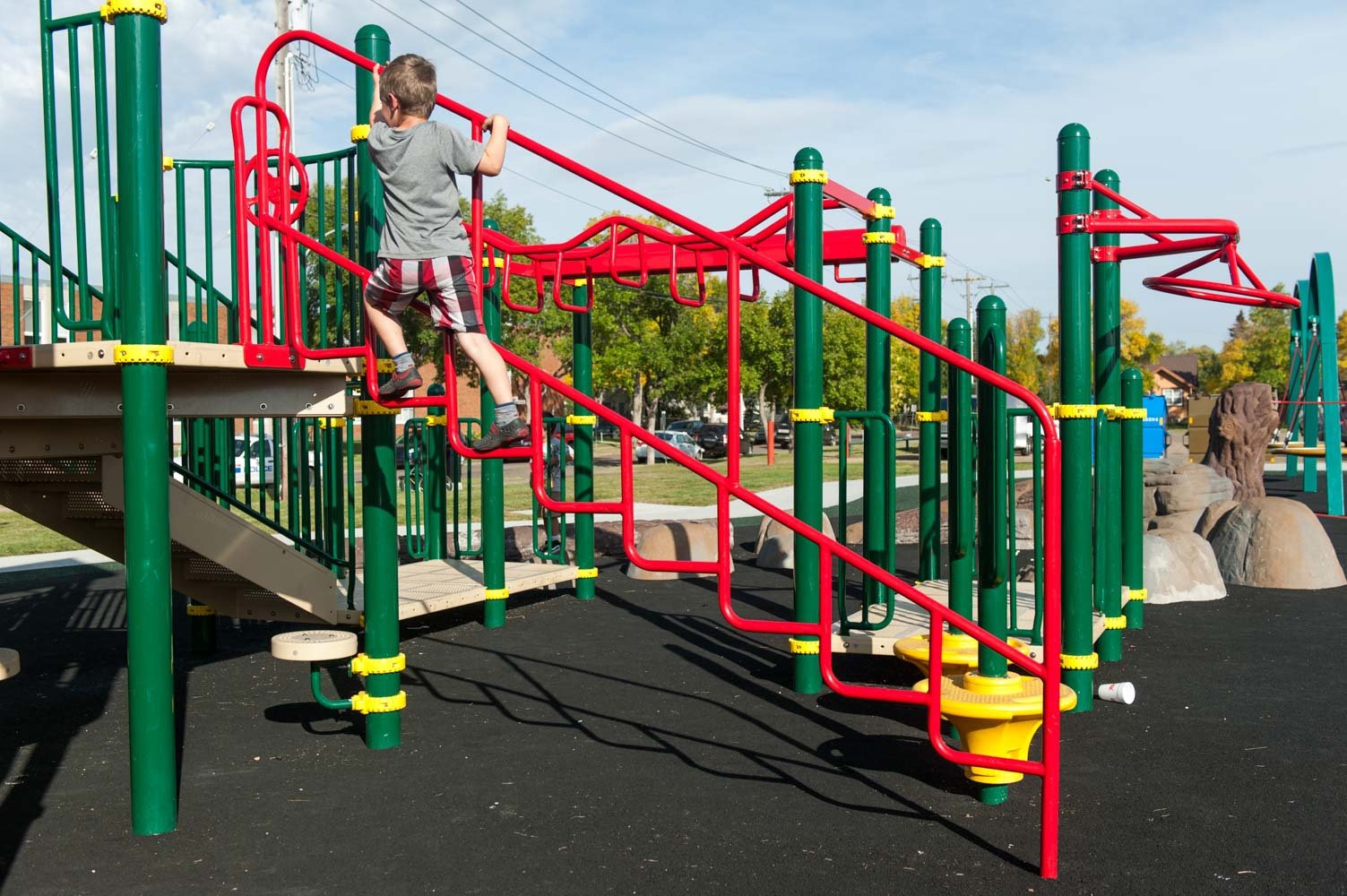 PlayWorks Spruce Avenue Playground in Edmonton, Alberta!